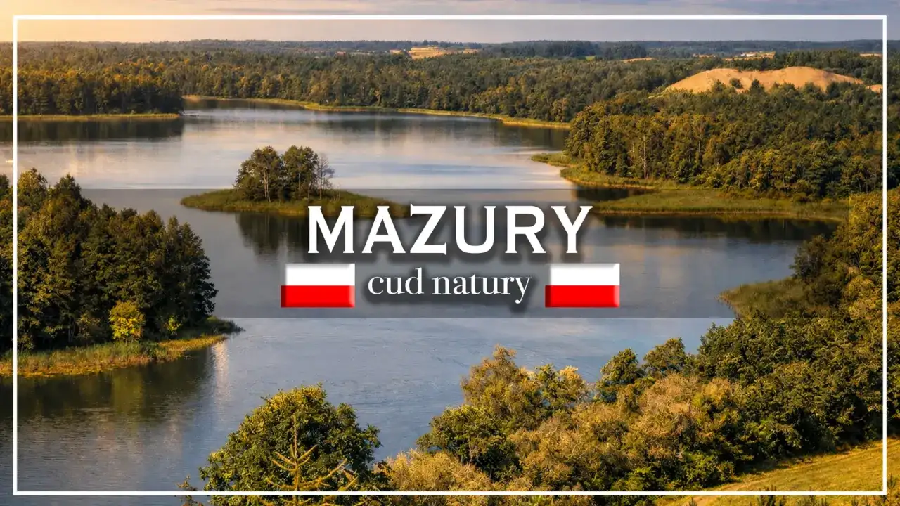 Malownicze jeziora i lasy na Mazurach, idealne na wypoczynek.
